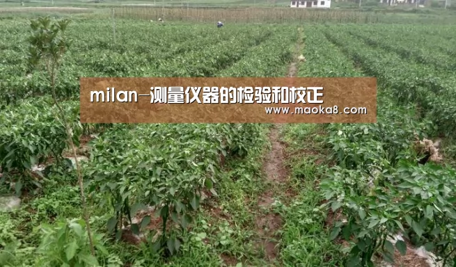 milan-测量仪器的检验和校正(图3) 米兰·(milan)